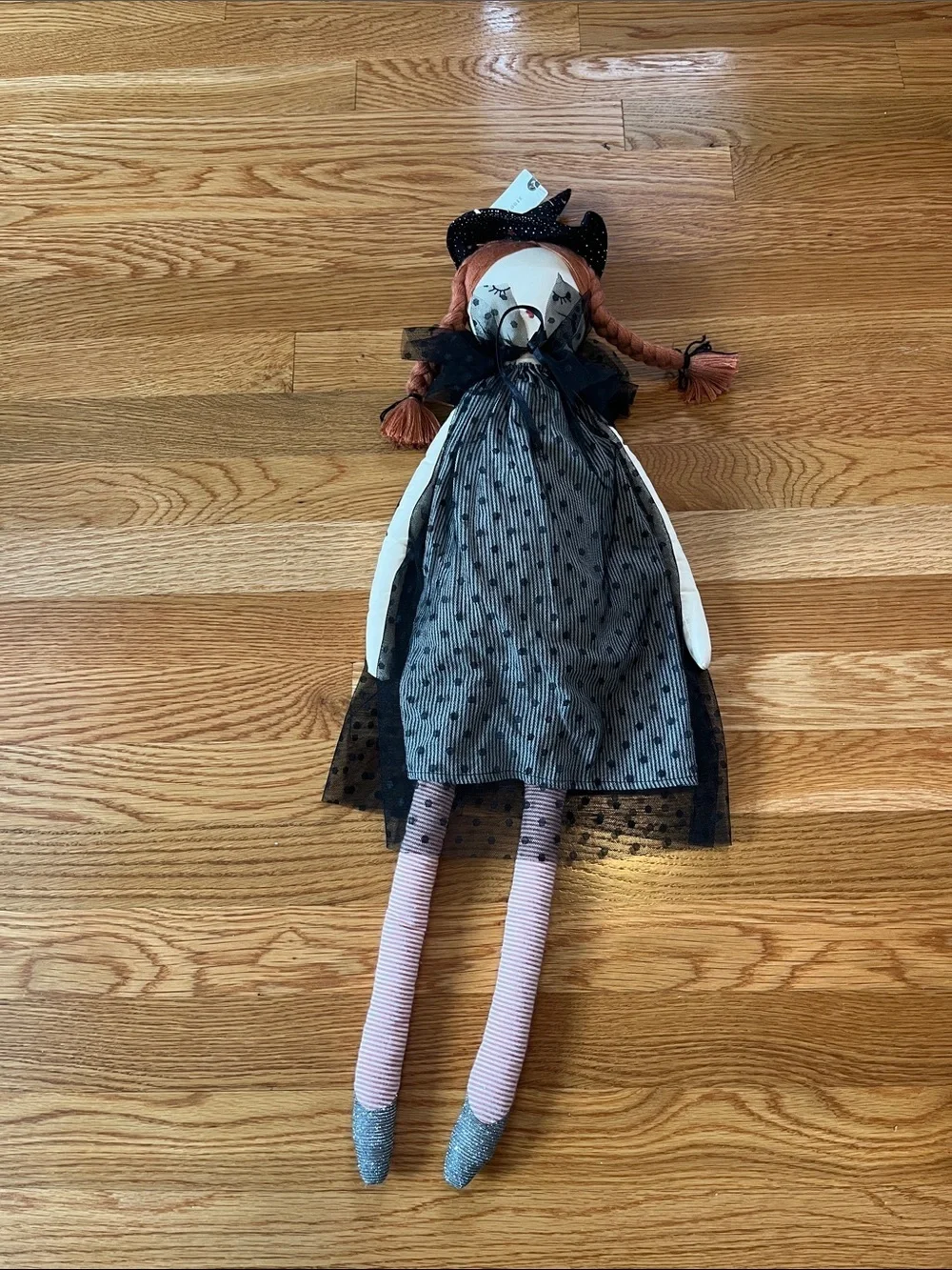 Anthropologie Witch Plush Doll NWT